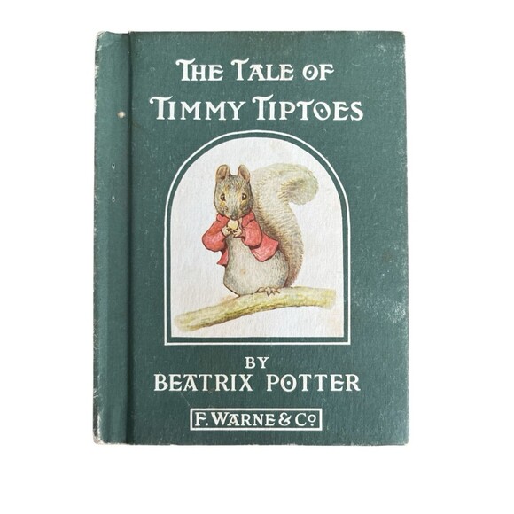 Beatrix Potter 4 Vintage Mini Books Timmy Tiptoes Tailor Gloucester Peter Rabbit - Picture 12 of 16